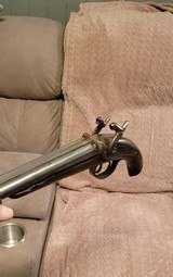 Double barrel pistol
Eibar
early 1800's
.16 - 5 of 5