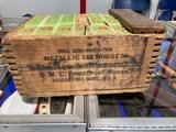 RARE~ Original Crate of .44 Henry Flat REMINGTON UMC Rim Fire~ 20 Unopened Boxes~ Must See - 1 of 8