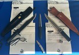 Original Jimmy Lile Rambo First Blood Set of 4 Matching Number Knives - 12 of 15