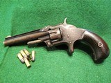 SMITH & WESSON MODEL 1, 3rd VARIANT (1868-1881) ANTIQUE 22short CALIBER REVOLVER – EXC. CONDITION - 1 of 13