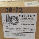 Meister cast bullets .38 cal. 245gr. - 1 of 2