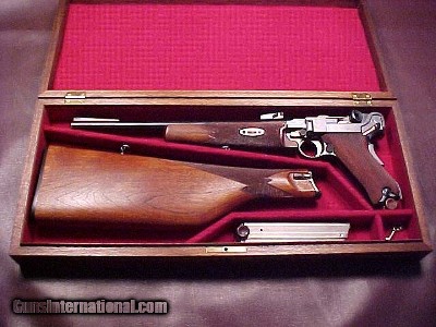 Luger Carbine Presentation Case. 