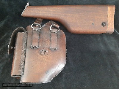 Mauser M712 Schnellfeuer Pistol Stock & Carrier.