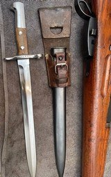 Swiss K31 Rifle with Bayonet and Scabbard - 10 of 11