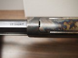 WINCHESTER MODEL 1890 PUMP ACTION RIFLE IN 22 SHORT
EARLY 2ND MODEL
NEAR MINT COND. - 4 of 15