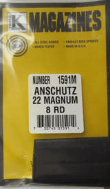 Triple K 1591M ANSCHUTZ 22 MAG MAGNUM Magazine 8RD 1400 1500 SERIES
US $54.00 ((WILL NOT FIT 1518)) - 1 of 4