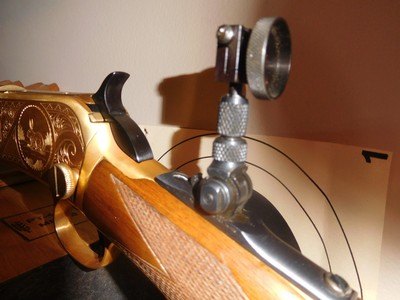 WINCHESTER MODEL 1890WRF 22 DELUXE GOLDENGRAVED # 9 BY THE LAST WINCHESTER ENGRAVER, PAULINE MUERRLE - Image 9 of 13