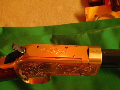 WINCHESTER MODEL 1890WRF 22 DELUXE GOLDENGRAVED # 9 BY THE LAST WINCHESTER ENGRAVER, PAULINE MUERRLE - Image 3 of 13