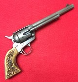 Antique Colt SAA .45 Mfg in 1884. 7 1/2” Barrel. Matching numbers. Stag grips. - 2 of 15