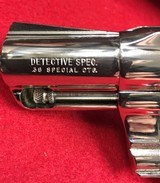 Nickel Colt Detective Special .38 Spl. Mfg. in 1976 - 5 of 15