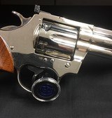 Pristine Nickel Colt Trooper MK III .357 Magnum 8” Barrel - 7 of 15