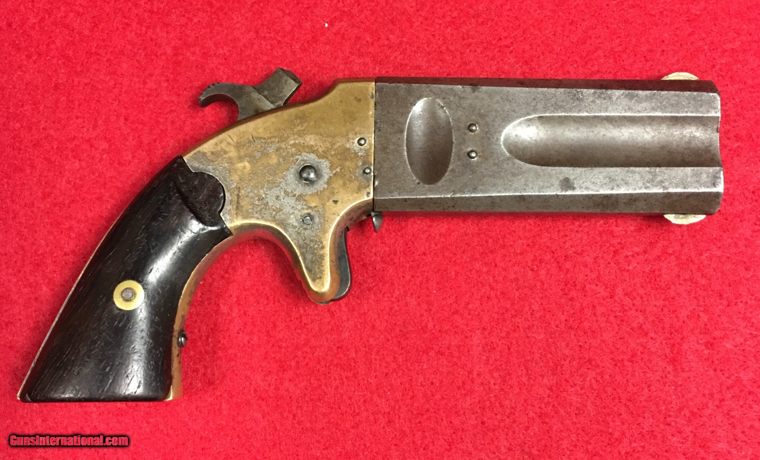 Rare Antique American Arms Co. Double Barrel Derringer .32/.22 rf