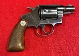 Vintage Colt Detective Special 2nd Issue SnubNose Mfg in 1957 .38 Special with MPDC
Stamped
on
Frame - 2 of 15