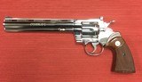 Nickel Colt Python .357 Magnum with 8” Barrel in the original box Mfg in 1981 - 1 of 15