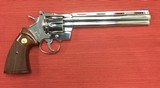 Nickel Colt Python .357 Magnum with 8” Barrel in the original box Mfg in 1981 - 2 of 15