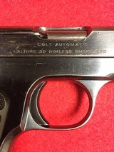 Vintage Colt 1903 Hammerless 32 Pocket Auto Mfg in 1919 3 3/4” Barrel - 7 of 15