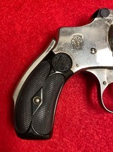 Vintage S&W Safety Hammerless Third Model .32 Nickel Finish - 7 of 15