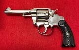 Vintage Colt Police Positive 1st Issue .38 S&W Nickel Finish Manufactured in 1908 - 1 of 15