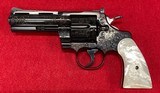 Vintage Engraved Colt Python .357 Royal Blue Mfg. in 1966 - 1 of 15