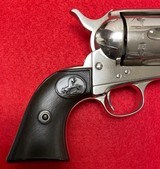 Vintage Colt Frontier Six Shooter SAA .44-40 1st Generation Nickel Finish Mfg in 1907 - 9 of 15