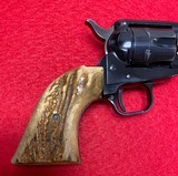 Vintage Colt Frontier Scout .22 LR with 4 3/4” barrel Mfg in 1958 Stag Grips & Leather Holster/Belt - 12 of 15