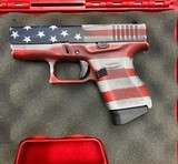 Glock G43 9mm USA Red, White & Blue Finish - 1 of 10