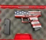 Glock G43 9mm USA Red, White & Blue Finish - 3 of 10