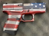 Glock G43 9mm USA Red, White & Blue Finish - 2 of 10