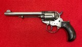 Antique Colt Thunderer .41 DA with 6” barrel and Nickel Finish Manufactured in 1888 - 1 of 15