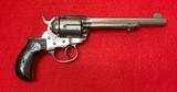 Antique Colt Thunderer .41 DA with 6” barrel and Nickel Finish Manufactured in 1888 - 2 of 15