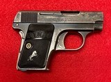 Vintage Colt Vest Pocket Model 1908 .25 ACP Hammerless manufactured in 1920. - 2 of 15