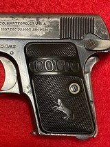 Vintage Colt Vest Pocket Model 1908 .25 ACP Hammerless manufactured in 1920. - 13 of 15