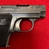 Vintage Colt Vest Pocket Model 1908 .25 ACP Hammerless manufactured in 1920. - 4 of 15