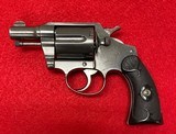 Vintage Colt Police Positive Special .38 Special Snub Nose with 2” Barrel Manufactured in 1919 - 1 of 15