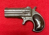 Antique Factory Engraved Remington Double Derringer .41rf Type 1 Two Line Address Model Manufactured in 1868 - 1 of 15