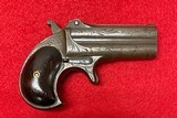 Antique Factory Engraved Remington Double Derringer .41rf Type 1 Two Line Address Model Manufactured in 1868 - 2 of 15