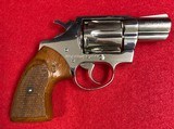 Vintage Colt Detective Special .38 Third Issue Nickel Snub Manufactured in 1977 Agency Markings. - 2 of 15