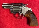 Vintage Colt Detective Special .38 Third Issue Nickel Snub Manufactured in 1977 Agency Markings. - 1 of 15
