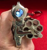 Vintage Colt Detective Special .38 Third Issue Nickel Snub Manufactured in 1977 Agency Markings. - 15 of 15
