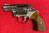 Vintage Colt Detective Special Third Issue .38 Special Factory Nickel Finish Manufactured in 1974 - 2 of 15