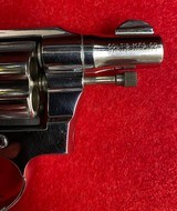 Vintage Colt Detective Special Second Issue Nickel Snub .38 Special manufactured 1949 - 4 of 15