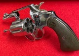 Vintage Colt Detective Special Second Issue Nickel Snub .38 Special manufactured 1949 - 7 of 15