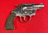 Vintage Colt Detective Special Second Issue Nickel Snub .38 Special manufactured 1949 - 2 of 15