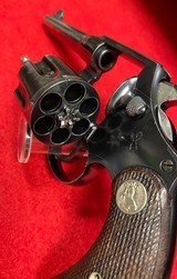Rare Colt Police Positive .38 Caliber with Railway Express Agency Markings on the Back Strap. - 10 of 15