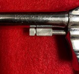 Vintage Colt Police Positive Target Model Revolver .22 WRF Six Inch Barrel Nickel Finish Manufactured 1910 - 4 of 15