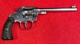 Vintage Colt Police Positive Target Model Revolver .22 WRF Six Inch Barrel Nickel Finish Manufactured 1910 - 11 of 15