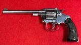 Vintage Colt Police Positive Target Model Revolver .22 WRF Six Inch Barrel Nickel Finish Manufactured 1910 - 12 of 15