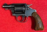 Vintage Colt Detective Special .38 Special 2nd Issue Snub Nose Revolver with Coltwood Grips Manufactured in 1949 - 1 of 15