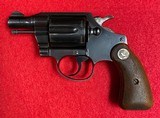 Vintage Colt Detective Special Second Issue .38 Special Snub Nose Revolver Manufactured in 1956 - 1 of 15