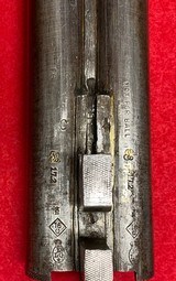 Antique Engraved Belgium SxS 16 Gauge Coach Gun with 18” Barrels - 5 of 15